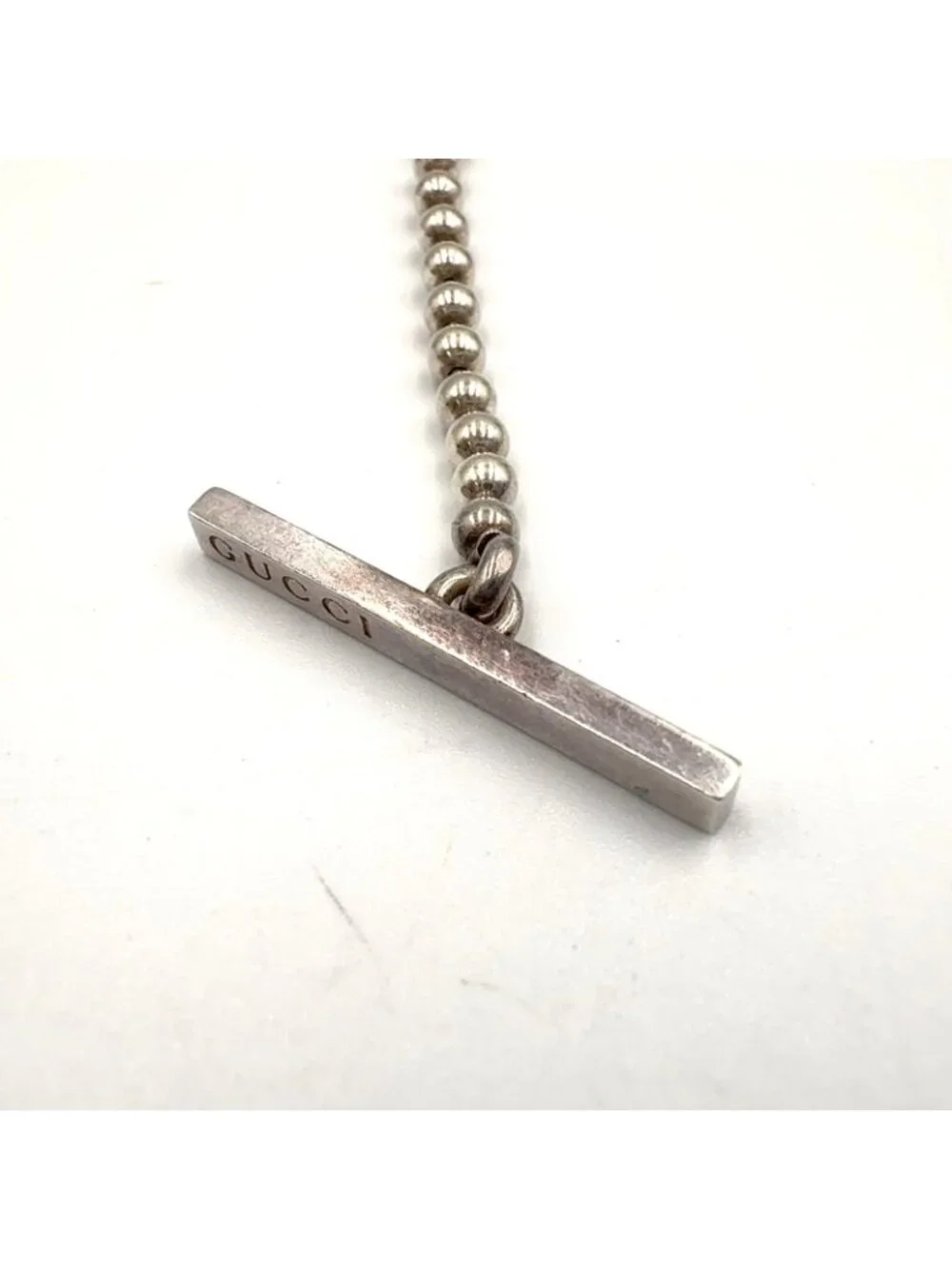 Gucci Interlocking G Silver Necklace